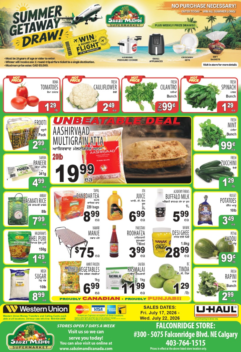 Calgary's Specials