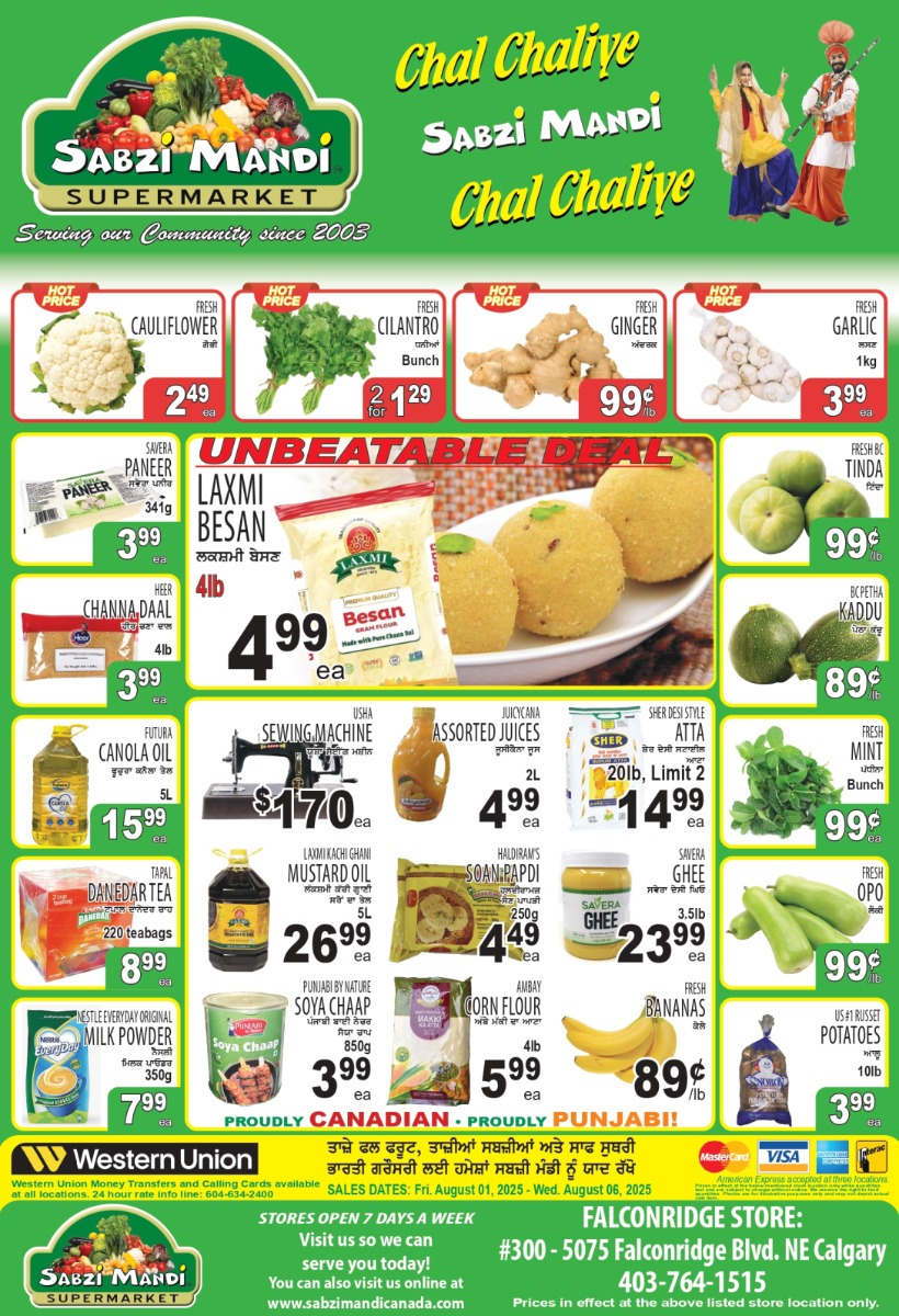 Calgary's Specials