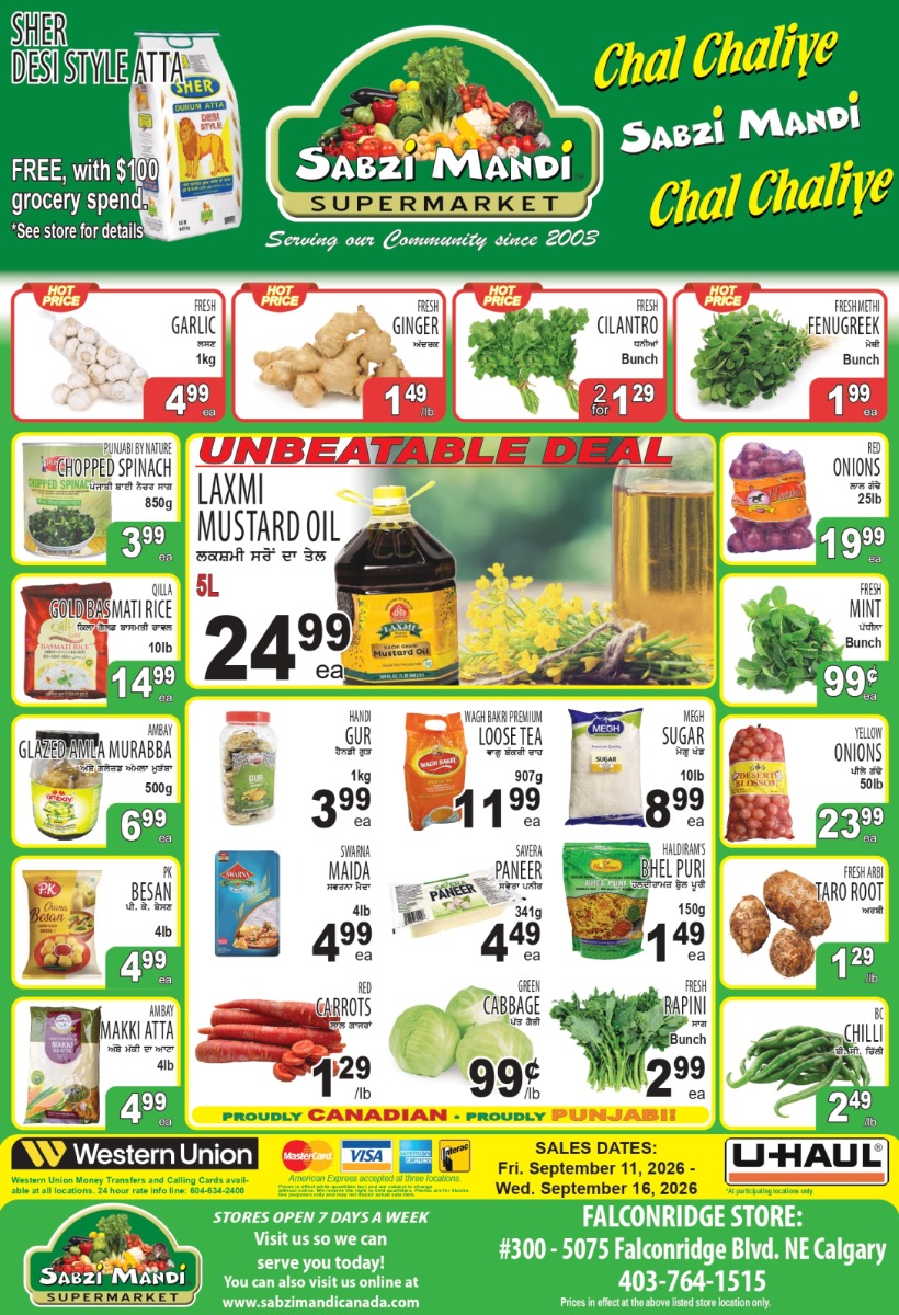Calgary's Specials