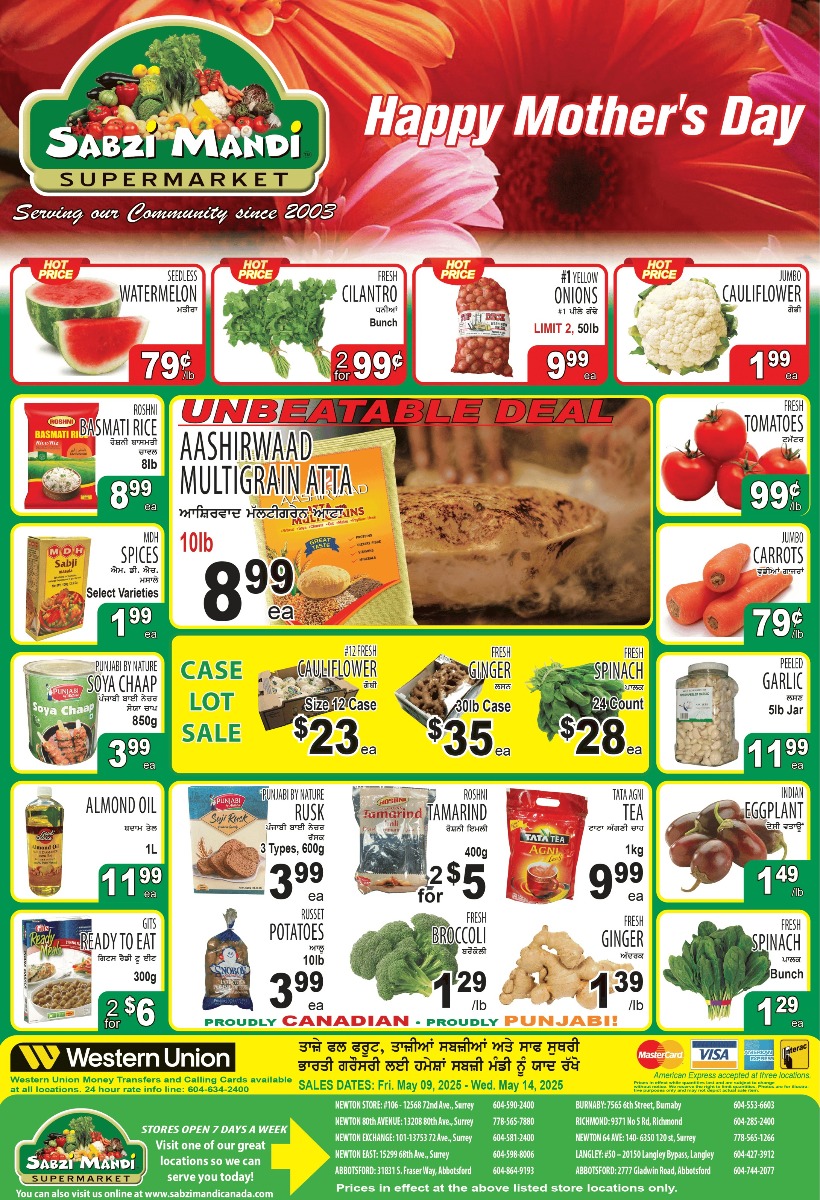 Lower Mainland Specials